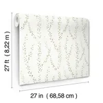 Antonina Vella Alpenrose - Moss Wallpaper | Buy Online Antonina Vella Alpenrose wallpaper, color Moss, SKU LL3252