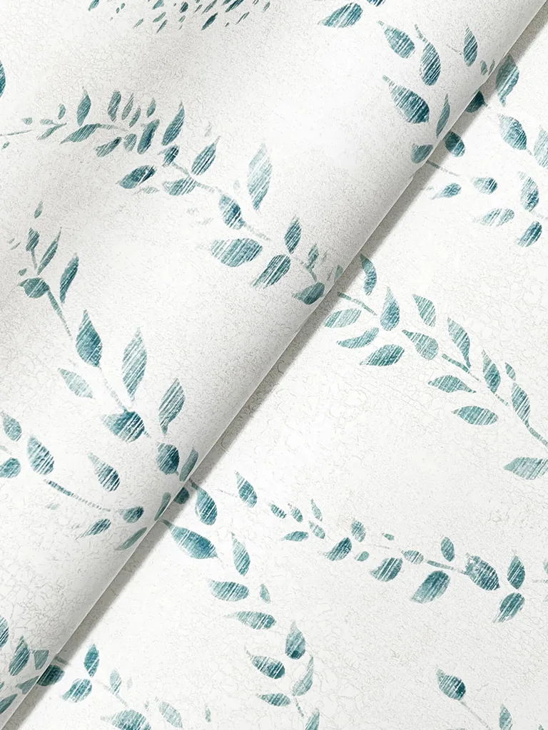 Antonina Vella Alpenrose wallpaper, color Sapphire, SKU LL3256