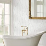 Antonina Vella Alpenrose - Sky Blue Wallpaper | Buy Online Antonina Vella Alpenrose wallpaper, color Sky Blue, SKU LL3253