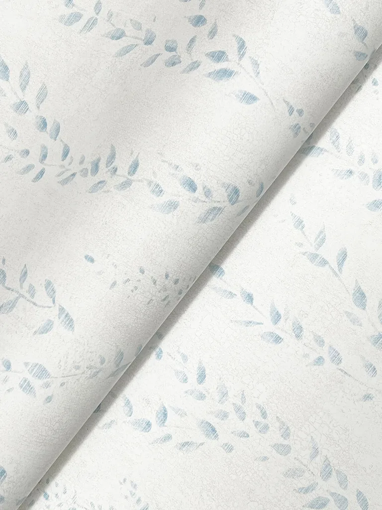 Antonina Vella Alpenrose wallpaper, color Sky Blue, SKU LL3253