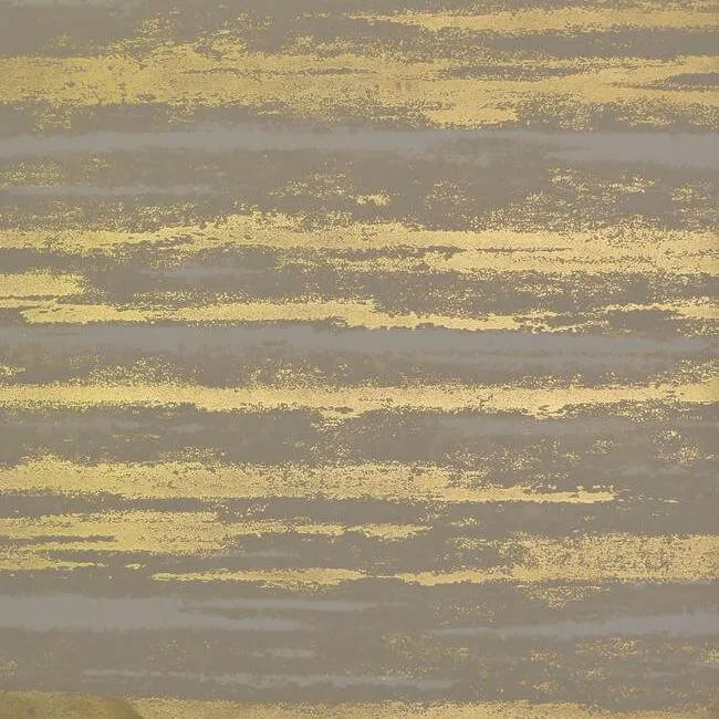 Antonina Vella Atmosphere wallpaper, color Khaki & Gold, SKU NW3544