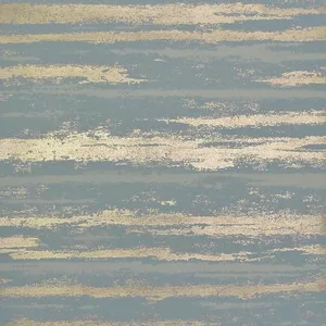 Antonina Vella Atmosphere wallpaper, color Teal & Gold, SKU NW3543