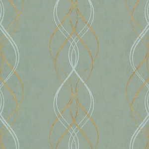 Antonina Vella Aurora wallpaper, color Blue & Gold, SKU NW3551