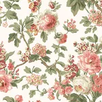 Antonina Vella Beatrix - Coral & Sage Wallpaper | Buy Online Antonina Vella Beatrix wallpaper, color Coral & Sage, SKU VP1351