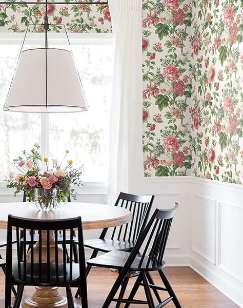 Antonina Vella Beatrix wallpaper, color Red & Green, SKU VP1355