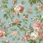 Antonina Vella Beatrix wallpaper, color Sky Blue, SKU VP1354