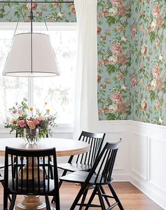 Antonina Vella Beatrix wallpaper, color Sky Blue, SKU VP1354