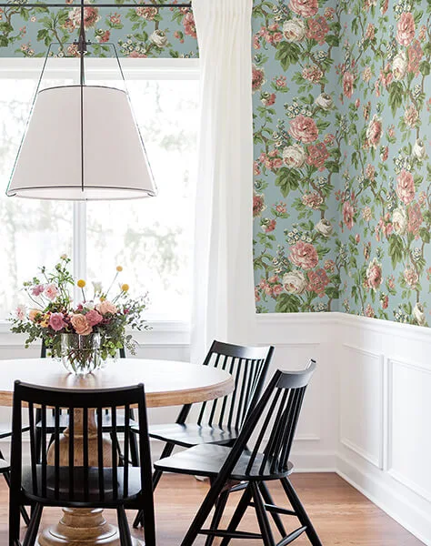 Antonina Vella Beatrix wallpaper, color Sky Blue, SKU VP1354