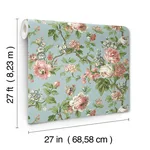 Antonina Vella Beatrix wallpaper, color Sky Blue, SKU VP1354