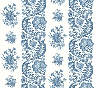 Antonina Vella Beaumont wallpaper, color Blue, SKU VP1302