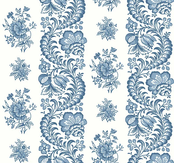 Antonina Vella Beaumont wallpaper, color Blue, SKU VP1302
