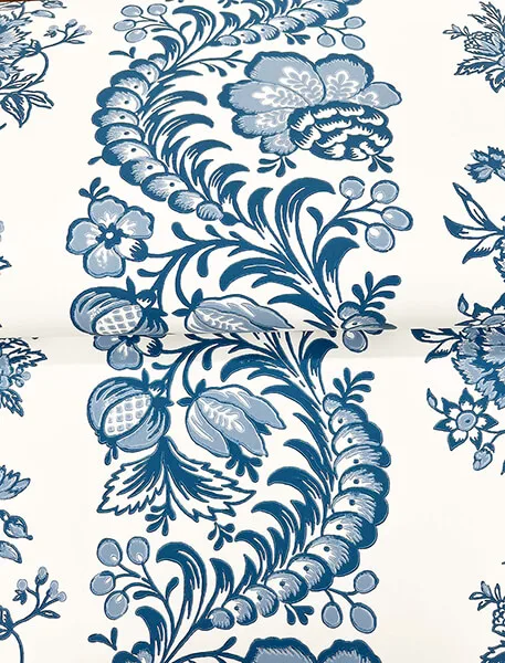 Antonina Vella Beaumont - Blue Wallpaper | Buy Online Antonina Vella Beaumont wallpaper, color Blue, SKU VP1302