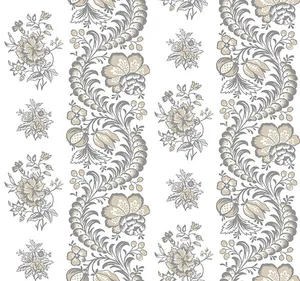 Antonina Vella Beaumont wallpaper, color Charcoal, SKU VP1303