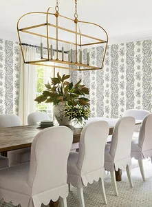 Antonina Vella Beaumont wallpaper, color Charcoal, SKU VP1303