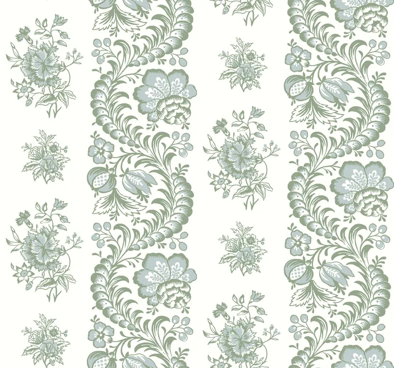Antonina Vella Beaumont wallpaper, color Green, SKU VP1301