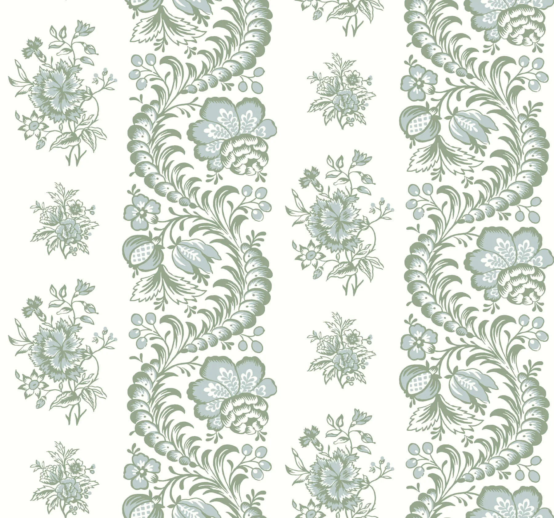 Antonina Vella Beaumont wallpaper, color Green, SKU VP1301