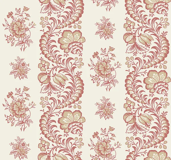 Antonina Vella Beaumont wallpaper, color Ginger, SKU VP1304