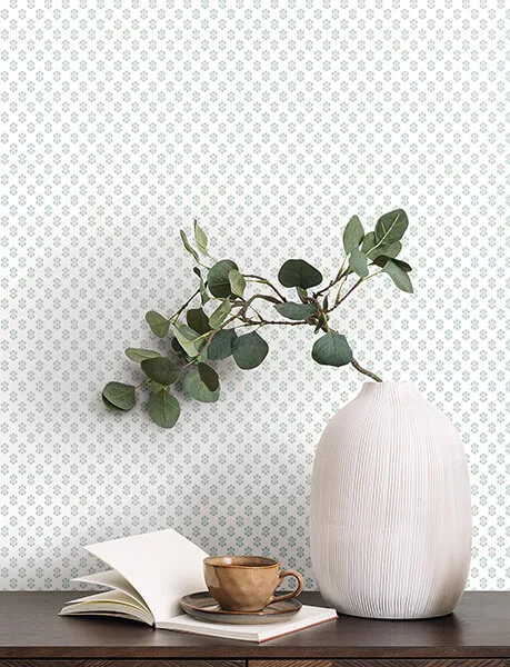 Antonina Vella Brioni wallpaper, color Seaglass, SKU VP1391