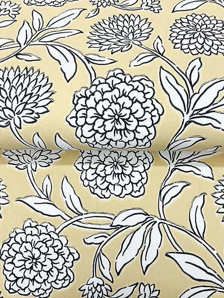 Antonina Vella Chatsworth Garden - Saffron Wallpaper | Buy Online Antonina Vella Chatsworth Garden wallpaper, color Saffron, SKU VP1364