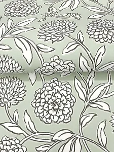 Antonina Vella Chatsworth Garden wallpaper, color Celery, SKU VP1362