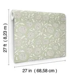 Antonina Vella Chatsworth Garden - Celery Wallpaper | Buy Online Antonina Vella Chatsworth Garden wallpaper, color Celery, SKU VP1362