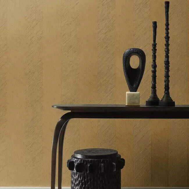 Antonina Vella Chevron wallpaper, color Beige Metallic, SKU BO6606
