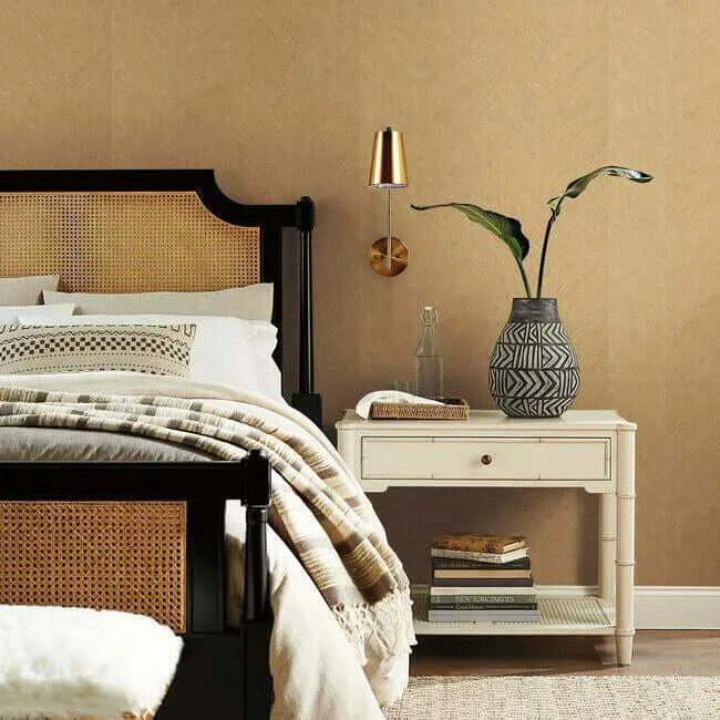 Antonina Vella Chevron - Beige Metallic Wallpaper | Buy Online Antonina Vella Chevron wallpaper, color Beige Metallic, SKU BO6606