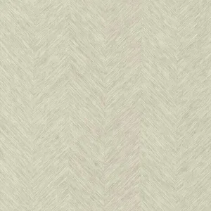 Antonina Vella Chevron wallpaper, color Cream Metallic, SKU BO6607