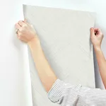 Antonina Vella Chevron wallpaper, color White Metallic, SKU BO6601