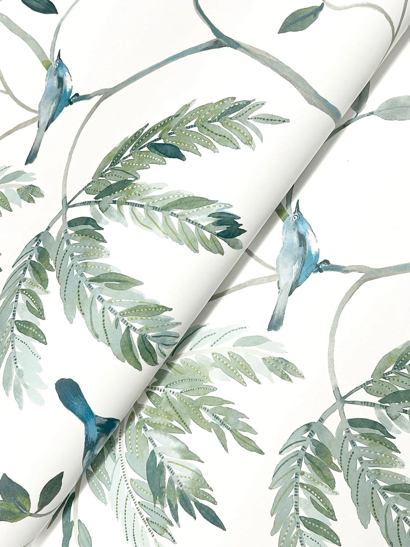 Antonina Vella Cillian - Blue Wallpaper | Buy Online Antonina Vella Cillian wallpaper, color Blue, SKU LL3249