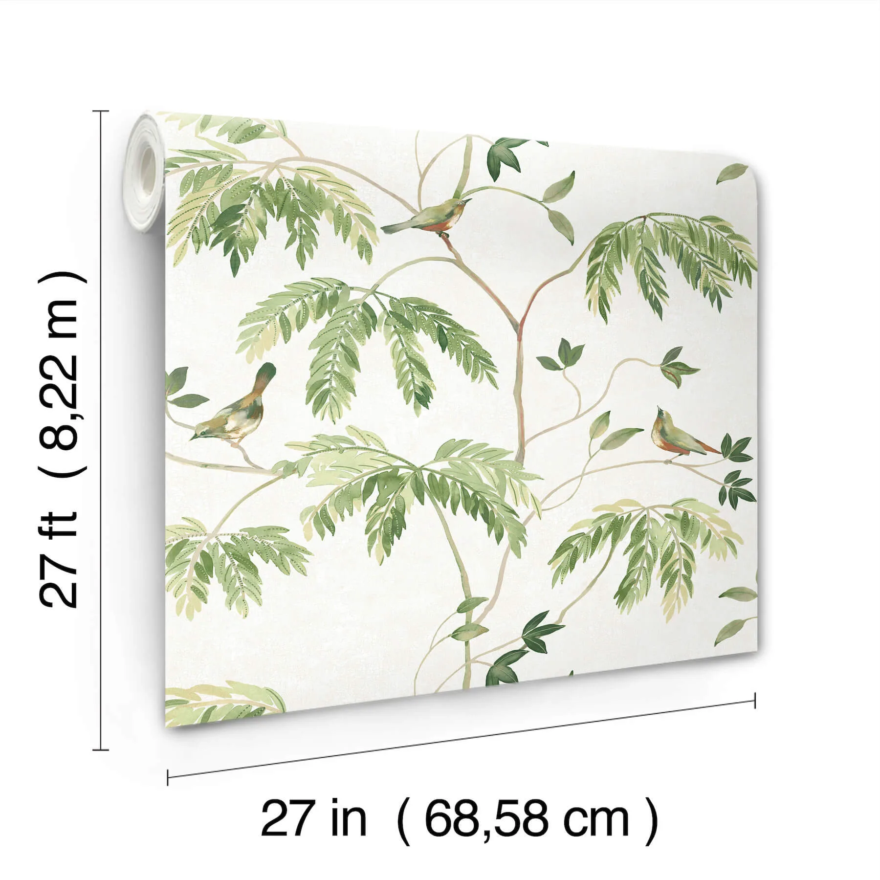 Antonina Vella Cillian - Green Wallpaper | Buy Online Antonina Vella Cillian wallpaper, color Green, SKU LL3250