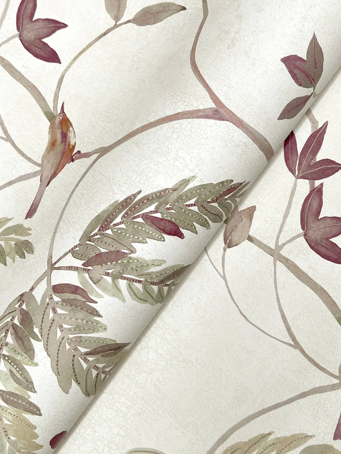 Antonina Vella Cillian - Plum Wallpaper | Buy Online Antonina Vella Cillian wallpaper, color Plum, SKU LL3248