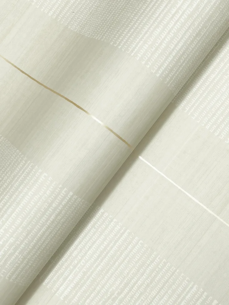 Antonina Vella Colbert Stripe wallpaper, color Light Grey, SKU LL3207