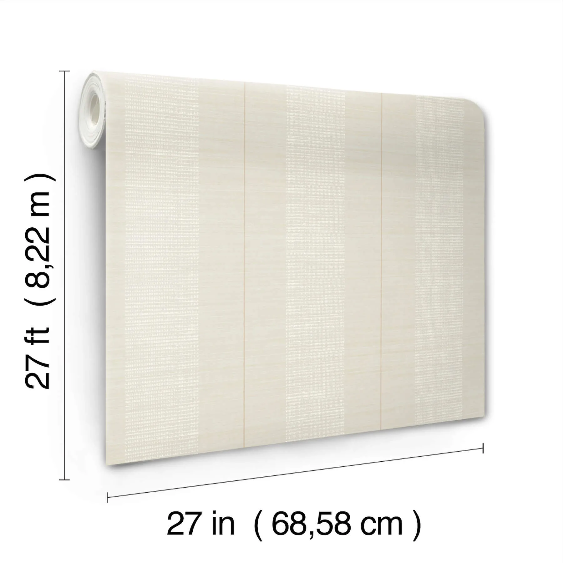 Antonina Vella Colbert Stripe - Light Grey Wallpaper | Buy Online Antonina Vella Colbert Stripe wallpaper, color Light Grey, SKU LL3207