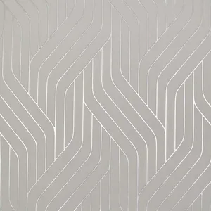 Antonina Vella Ebb & Flow wallpaper, color Silver, SKU NW3519