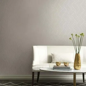 Antonina Vella Ebb & Flow wallpaper, color White & Silver, SKU NW3516