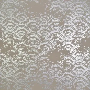 Antonina Vella Eclipse wallpaper, color Khaki & Silver, SKU NW3599