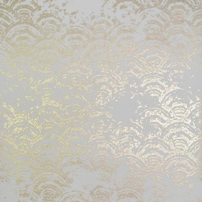 Antonina Vella Eclipse wallpaper, color White & Gold, SKU NW3598
