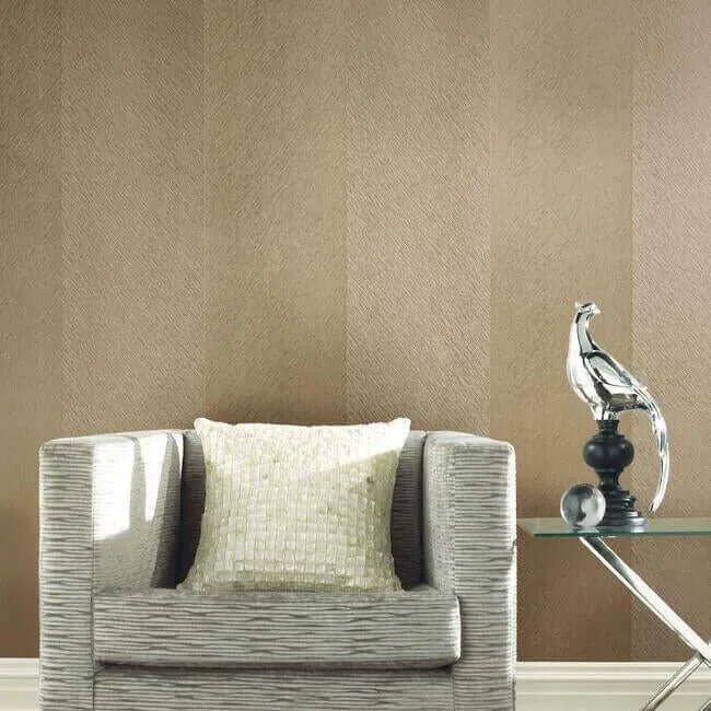 Antonina Vella Etched Chevron wallpaper, color Gold, SKU DD3783