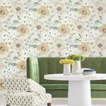 Antonina Vella Evelyn - Wheat Wallpaper | Buy Online Antonina Vella Evelyn wallpaper, color Wheat, SKU LL3204