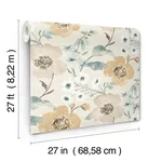 Antonina Vella Evelyn - Wheat Wallpaper | Buy Online Antonina Vella Evelyn wallpaper, color Wheat, SKU LL3204