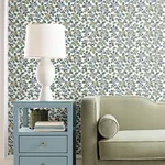 Antonina Vella Framboise - Blue & Green Wallpaper | Buy Online Antonina Vella Framboise wallpaper, color Blue & Green, SKU VP1413