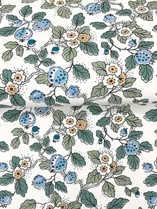 Antonina Vella Framboise wallpaper, color Blue & Green, SKU VP1413