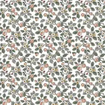 Antonina Vella Framboise wallpaper, color Salmon & Eucalyptus, SKU VP1414
