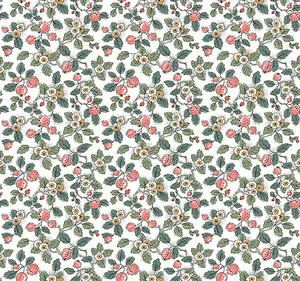 Antonina Vella Framboise wallpaper, color Berry & Green, SKU VP1412