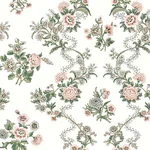 Antonina Vella Genevieve - Pink & Green Wallpaper | Buy Online Antonina Vella Genevieve wallpaper, color Pink & Green, SKU VP1425