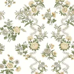 Antonina Vella Genevieve - Butter & Green Wallpaper | Buy Online Antonina Vella Genevieve wallpaper, color Butter & Green, SKU VP1421