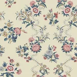 Antonina Vella Genevieve - Red & Navy Wallpaper | Buy Online Antonina Vella Genevieve wallpaper, color Red & Navy, SKU VP1424