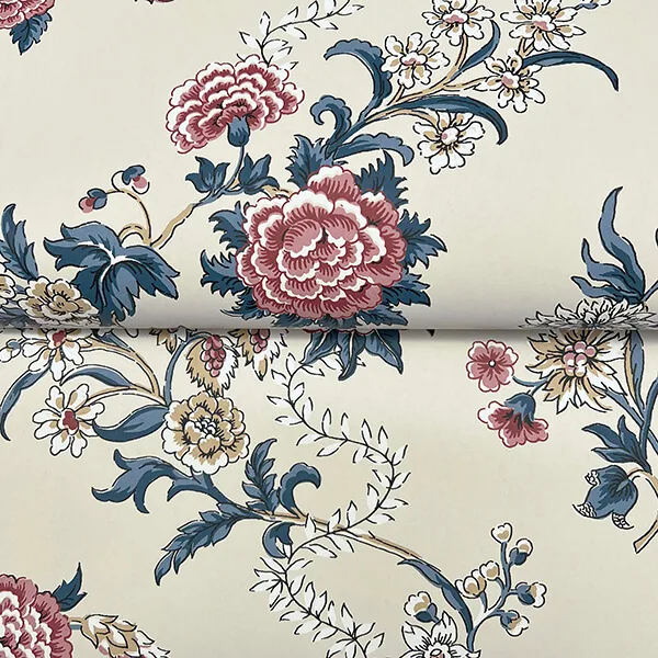 Antonina Vella Genevieve - Red & Navy Wallpaper | Buy Online Antonina Vella Genevieve wallpaper, color Red & Navy, SKU VP1424