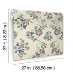 Antonina Vella Genevieve - Red & Navy Wallpaper | Buy Online Antonina Vella Genevieve wallpaper, color Red & Navy, SKU VP1424